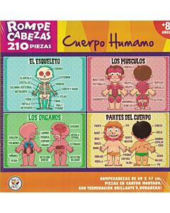 CUERPO HUMANO ROMPECABEZAS 210 PIEZAS