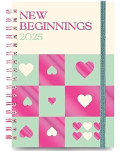 AGENDA 2025 DIARIA ANILLADA 10X15 NEW BEGINNINGS