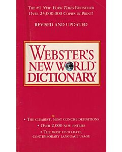 WEBSTERS NEW WORLD DICTIONARY