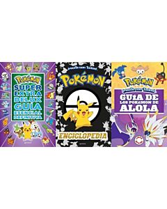PACK POKEMON GUIAS Y ENCICLOPEDIA