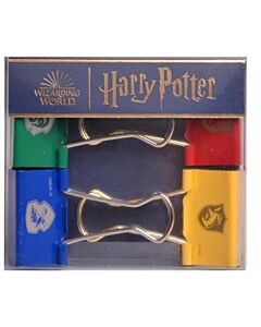BINDER CLIPS 32MM X4 HARRY POTTER WIZARD WORLD