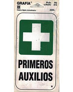 CARTEL SEÑALETICA PRIMEROS AUXILIOS