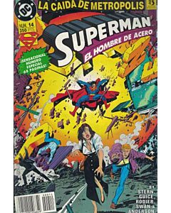 SUPERMAN VOL 14 LA CAIDA DE METROPOLIS EL HOMBRE DE ACERO