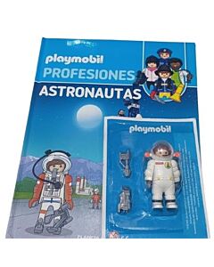 PLAYMOBIL ASTRONAUTA FIGURA + LIBRO PROFESIONES