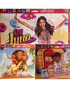 PUZZLE COLLECTION 3 TAPAS DOCTORA JUGUETES MOANA SOY LUNA