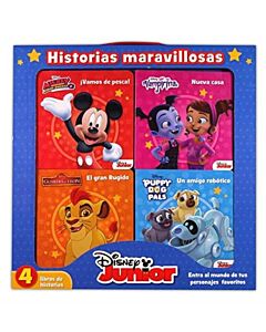 DISNEY JUNIOR HISTORIAS MARAVILLOSAS 4 LIBROS