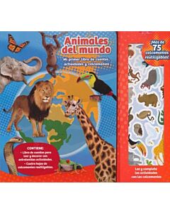 ANIMALES DEL MUNDO CON STICKER