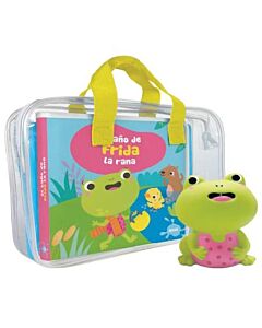 BAÑO DE FRIDA LA RANA, EL CON JUGUETE DE REGALO
