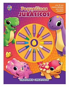 PEQUEÑINES JURASICOS CRAYONES CREATIVOS