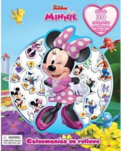 DISNEY MINNIE CALCOMANIAS EN RELIEVE