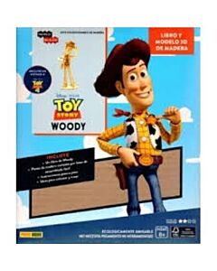 TOY STORY WOODY LIBRO Y MODELO 3D EN MADERA