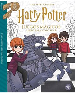 HARRY POTTER JUEGOS MAGICOS LIBRO PARA COLOREAR
