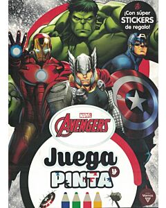 AVENGERS JUEGA Y PINTA