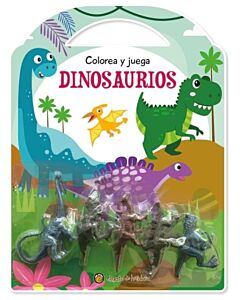 DINOSAURIOS COLOREA Y JUEGA