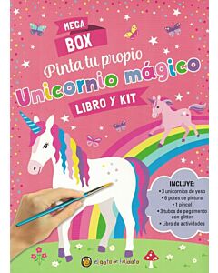 MEGA BOX PINTA TU PROPIO UNICORNIO MAGICO LIBRO Y KIT