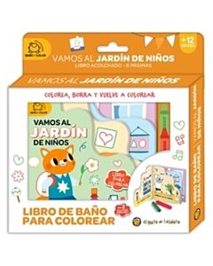 VAMOS AL JARDIN LIBRO DE BAÑO PARA COLOREAR