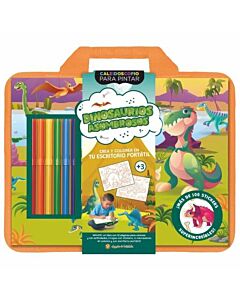 DINOSAURIOS ASOMBROSOS + ESCRITORIO PORTATIL