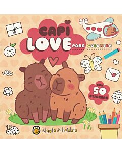 CAPI LOVE PARA COLOREAR