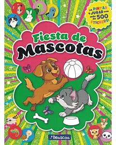 FIESTA DE MASCOTAS A PINTAR Y JUGAR MAS DE 500 STICKERS