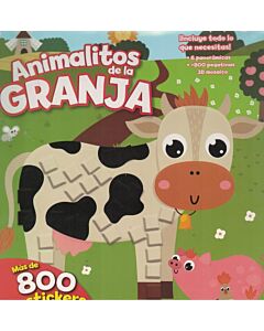 ANIMALITOS DE LA GRANJA MAS DE 800 STICKERS 3D MOSAICO