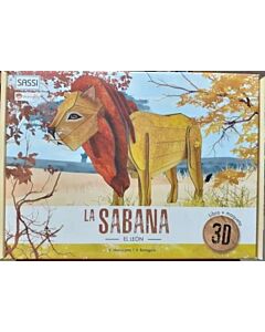 SABANA, LA EL LEON LIBRO Y MAQUETA 3D