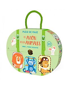 AVION DE LOS ANIMALES, EL LIBRO MAS PUZLE GIGANTE 20 PIEZAS