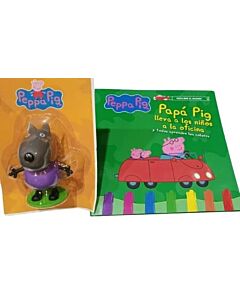 PEPPA PIG DANNY DOG FIGURA + LIBRO