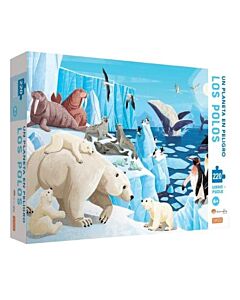 POLOS, LOS UN PLANETA EN PELIGRO LIBRO + ROMPECABEZAS