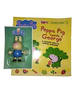 PEPPA PIG RICHARD RABBIT FIGURA + LIBRO