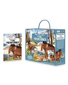 ERA PREHISTORICA, LA LIBRO Y PUZLE OVAL 200 PIEZAS