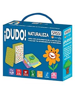 DUDO NATURALEZA JUEGO DE CARTAS + LIBRO DE ACTIVIDADES + PEGATINAS