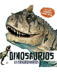 DINOSAURIOS EXTRAORDINARIOS CON FLAPS GIGANTES TAMAÑO POSTER