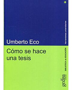 COMO SE HACE UNA TESIS