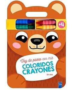 VOY DE PASEO CON MIS COLORIDOS CRAYONES UN OSO