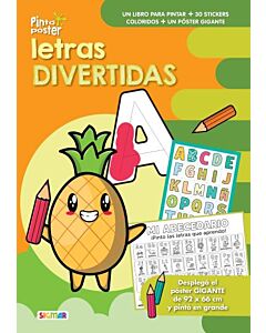 LETRAS DIVERTIDAS PINTO POSTER