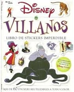 VILLANOS LIBRO DE STICKERS IMPERDIBLE