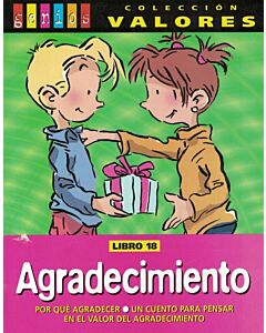 AGRADECIMIENTO COLECCION VALORES LIBRO 18