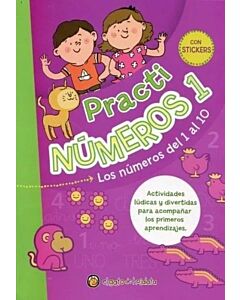 PRACTI NUMEROS 1 LOS NUMEROS DEL 1 AL 10 CON STICKERS