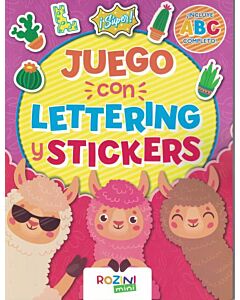 JUEGO CON LETTERING Y STICKERS