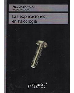 EXPLICACIONES EN PSICOLOGIA, LAS