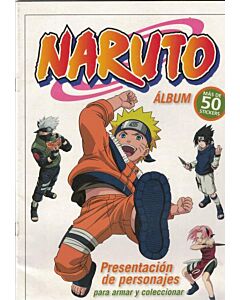 NARUTO. ALBUM. PRESENTACION DE PERSONAJES PARA ARMAR Y COLECCIONAR