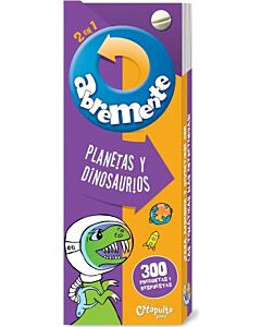 ABREMENTE 2 EN 1 PLANETAS Y DINOSAURIOS