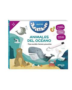 MINI ABREMENTE ANIMALES DEL OCEANO PARA ESCRIBIR BORRAR Y ESCUCHAR