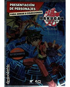 BAKUGAN. BATLE BRAWLERS.  ALBUM CON STICKERS