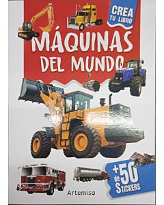 MAQUINAS + DE 50 STICKERS PARA ARMAR