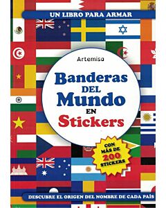 BANDERAS DEL MUNDO CON MAS DE 200 STICKERS