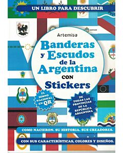 BANDERAS Y ESCUDOS DE LA ARGENTINA CON STICKERS