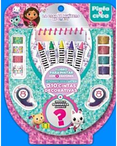PINTA Y CREA LA CASA DE MUÑECAS DE GABY LIBRO + 10 CINTAS DECORATIVAS