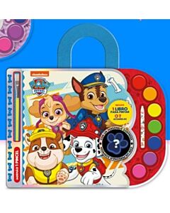 BLISTER VALIJA PAW PATROL LIBRO + 7 ACUARELAS