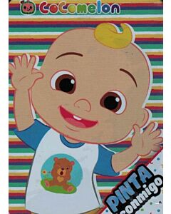 COCOMELON LATA RAYADA PINTA CONMIGO